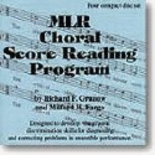 Book cover for The Choral Score Reading Program - Workbook