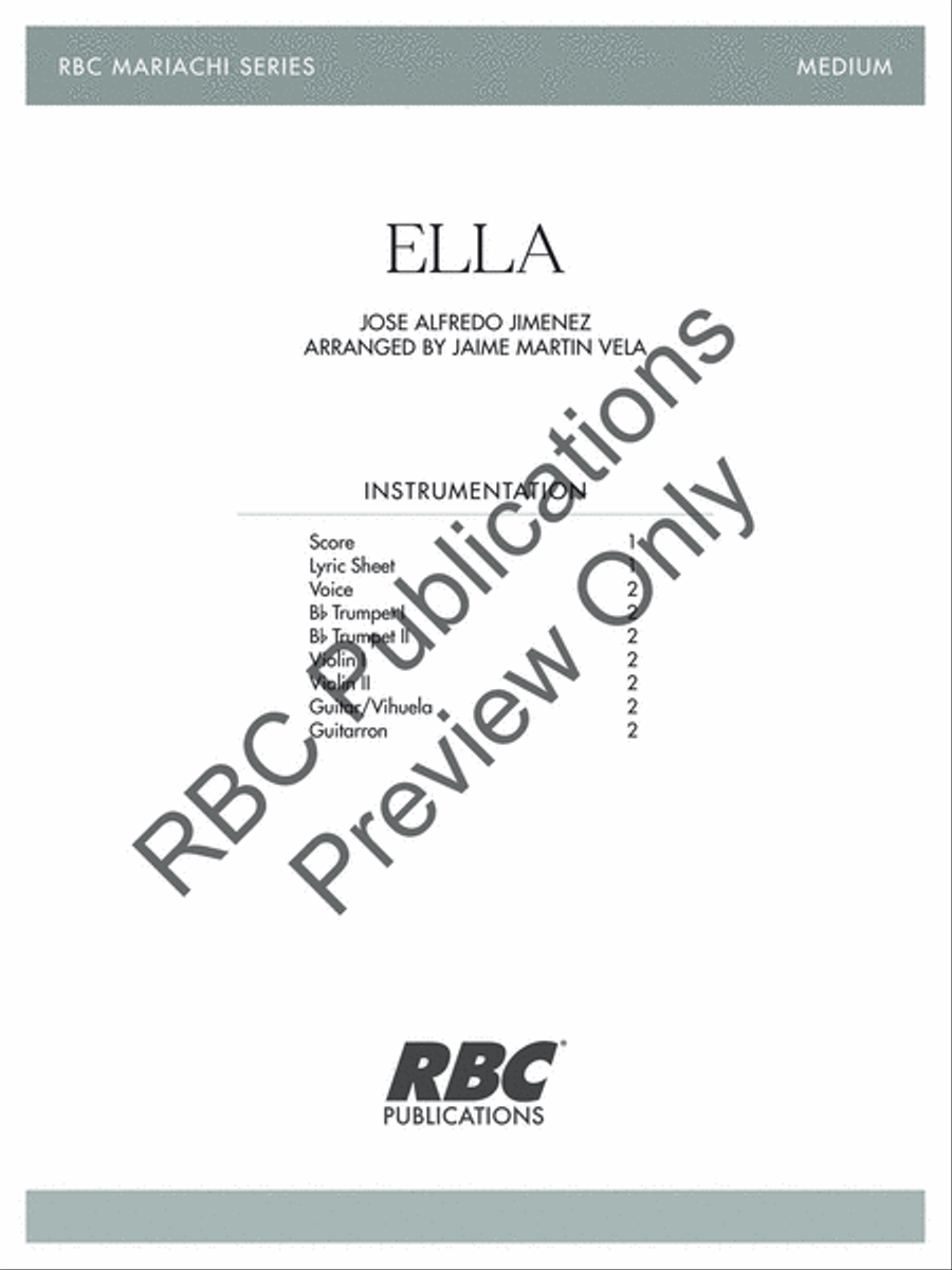 Ella Mariachi (Score) Ella Mariachi (Score) Voice scores gallery preview page 2