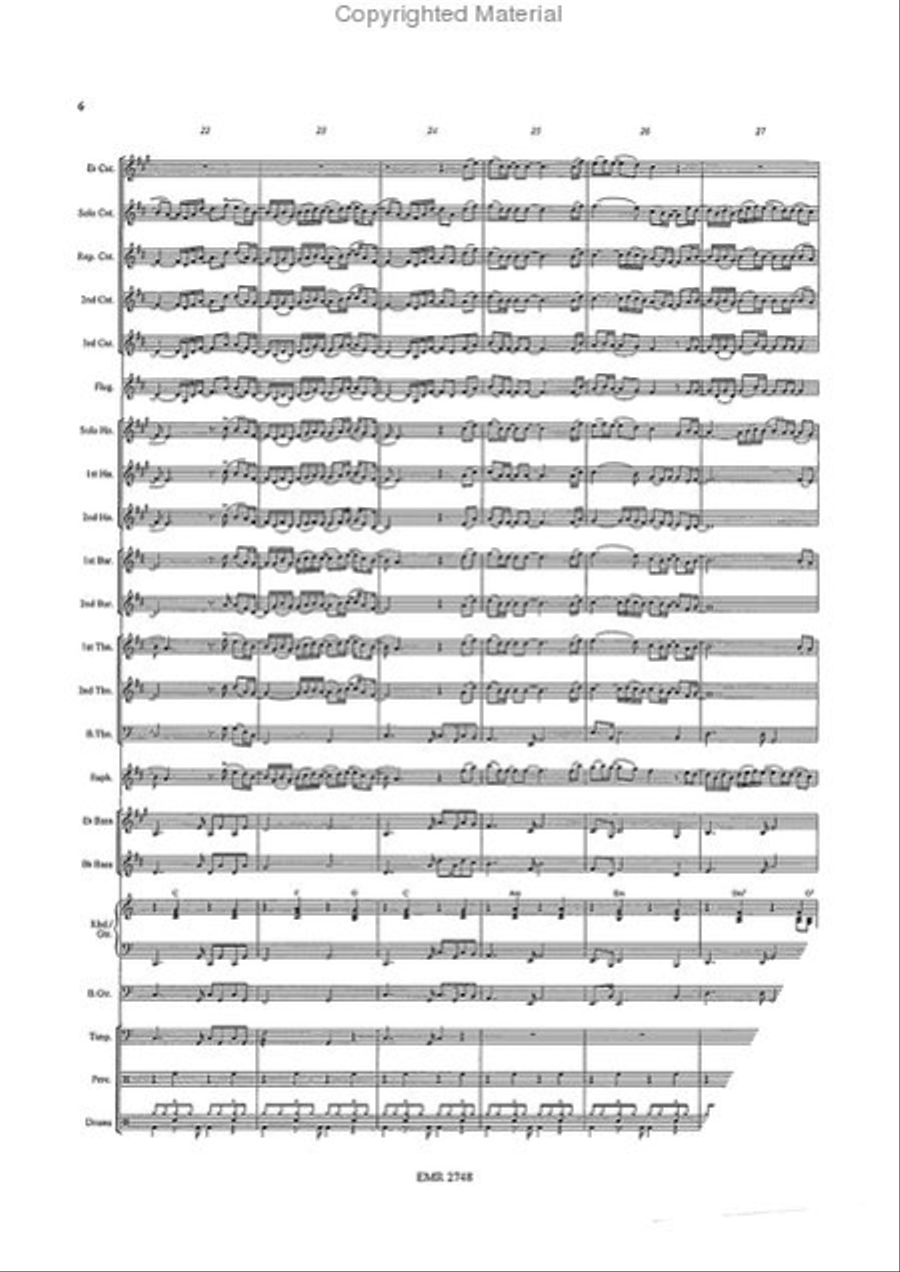 We Are The World We Are The World Brass Band scores gallery preview page 6