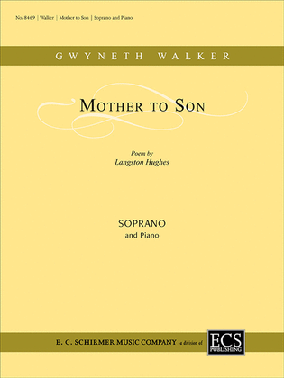 Book cover for Mother to Son