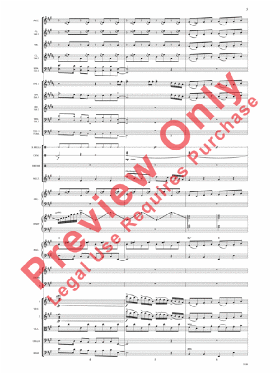 Theme from Elf Choir scores gallery preview page 4