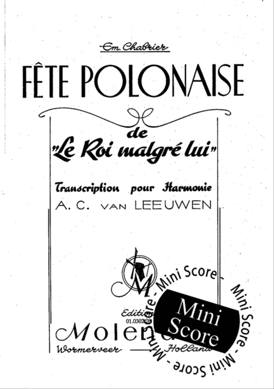 Fete Polonaise Concert Band scores gallery preview page 3