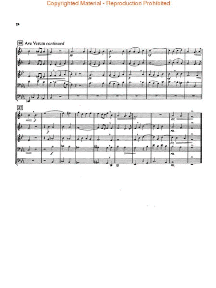 The Canadian Brass Book of Easy Quintets Brass Quintet scores gallery preview page 4