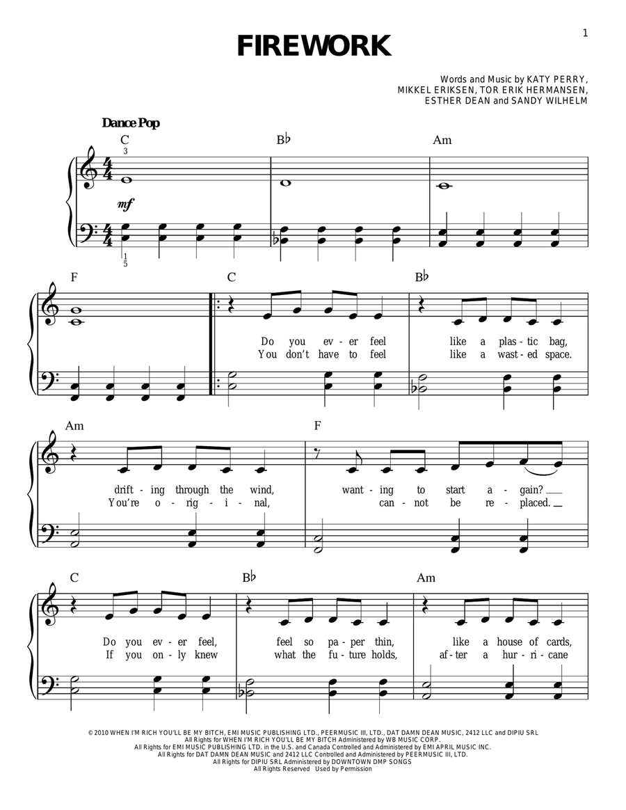 Firework Voice scores gallery preview page 1