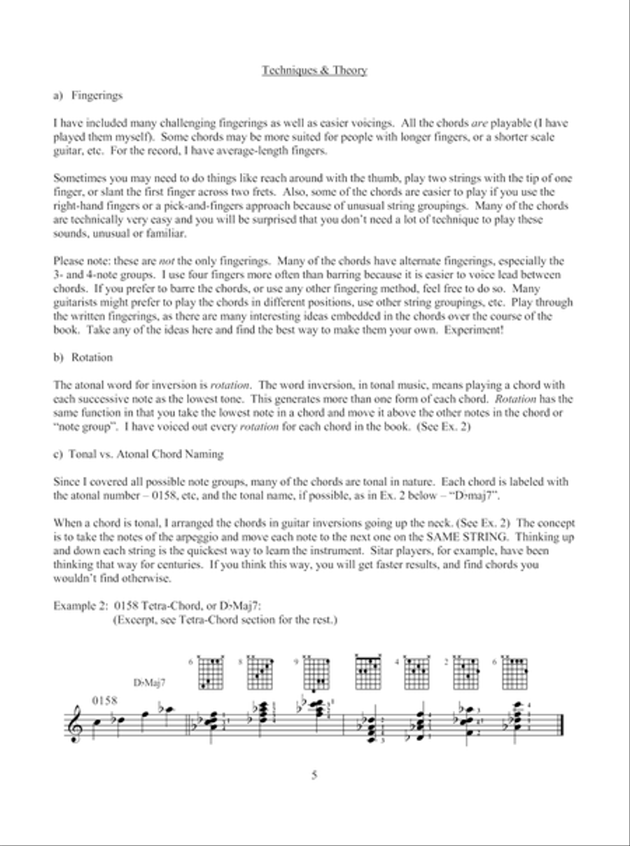 21st Century Chords for Guitar Electric Guitar scores gallery preview page 6