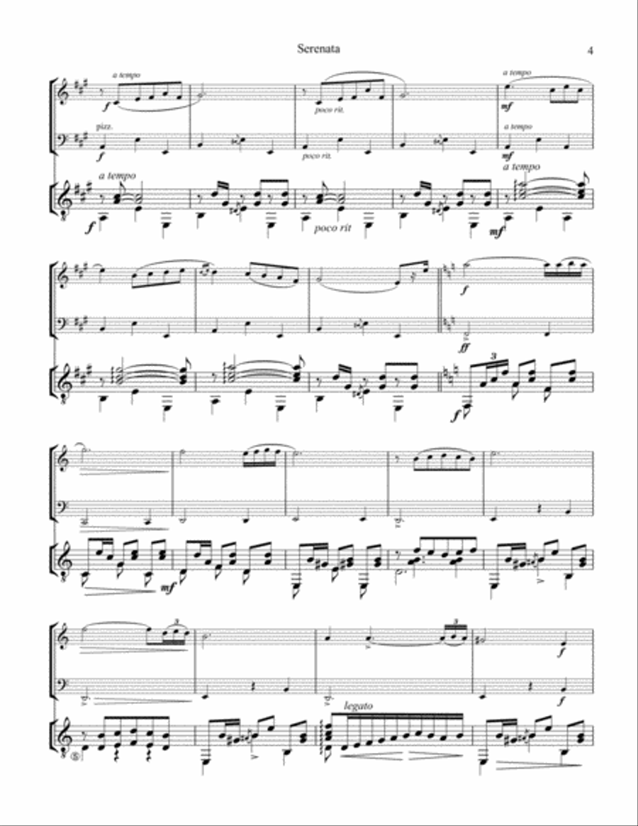Serenata espanola for violin, cello and guitar Serenata espanola for violin, cello and guitar Cello scores gallery preview page 5