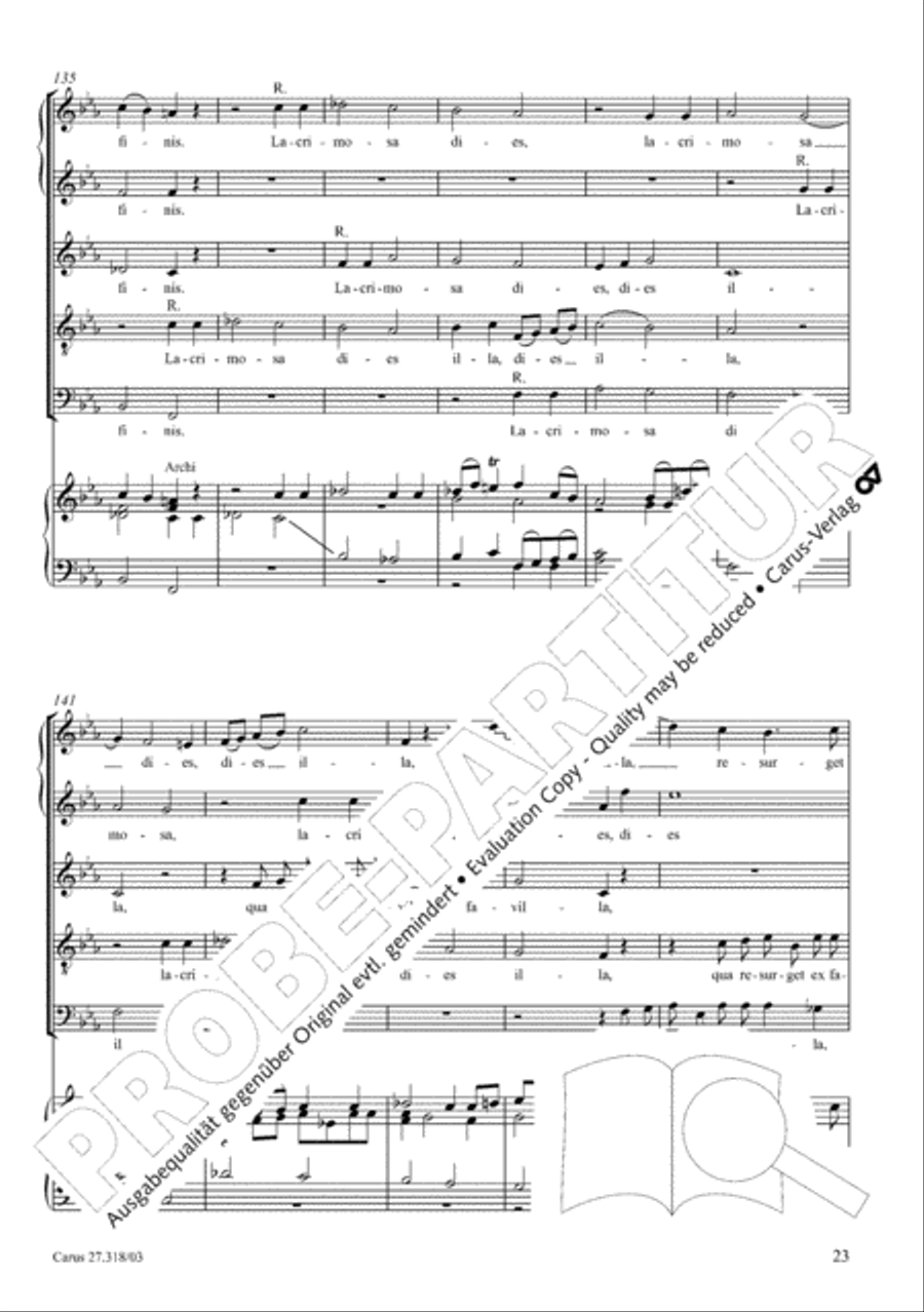 Requiem in F minor SSATB scores gallery preview page 24