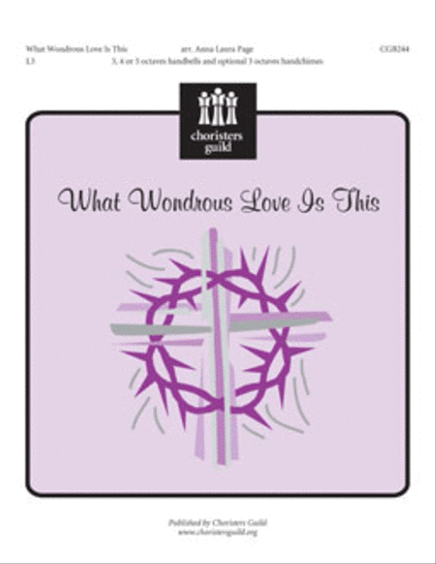What Wondrous Love Is This Handbell Choir scores gallery preview page 1