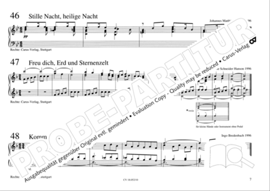 Esslinger Orgelbuch, Bd. I: Intonationen Organ Solo scores gallery preview page 24