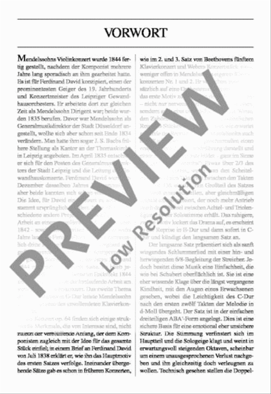 Concerto E minor Orchestra scores gallery preview page 6