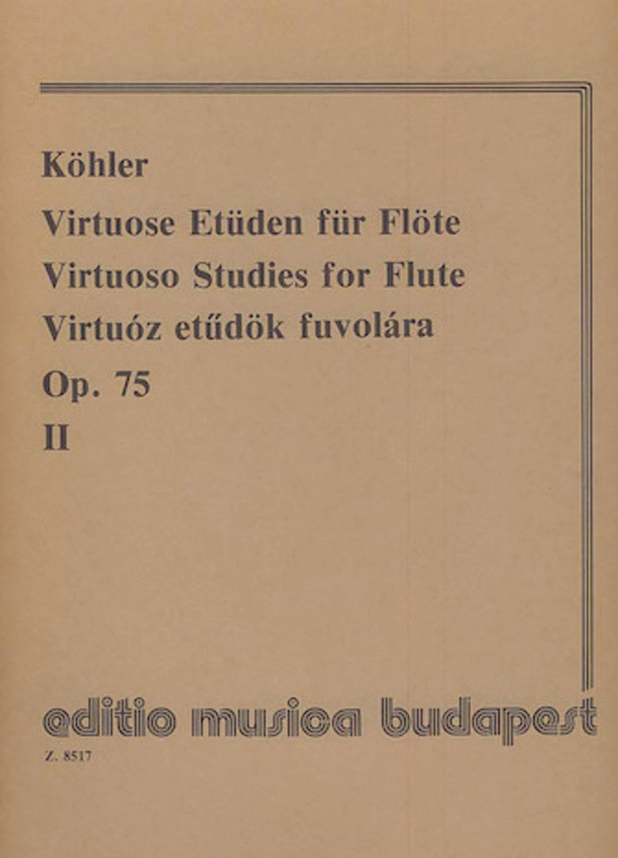 Virtuoso Studies, Op. 75 - Volume 2