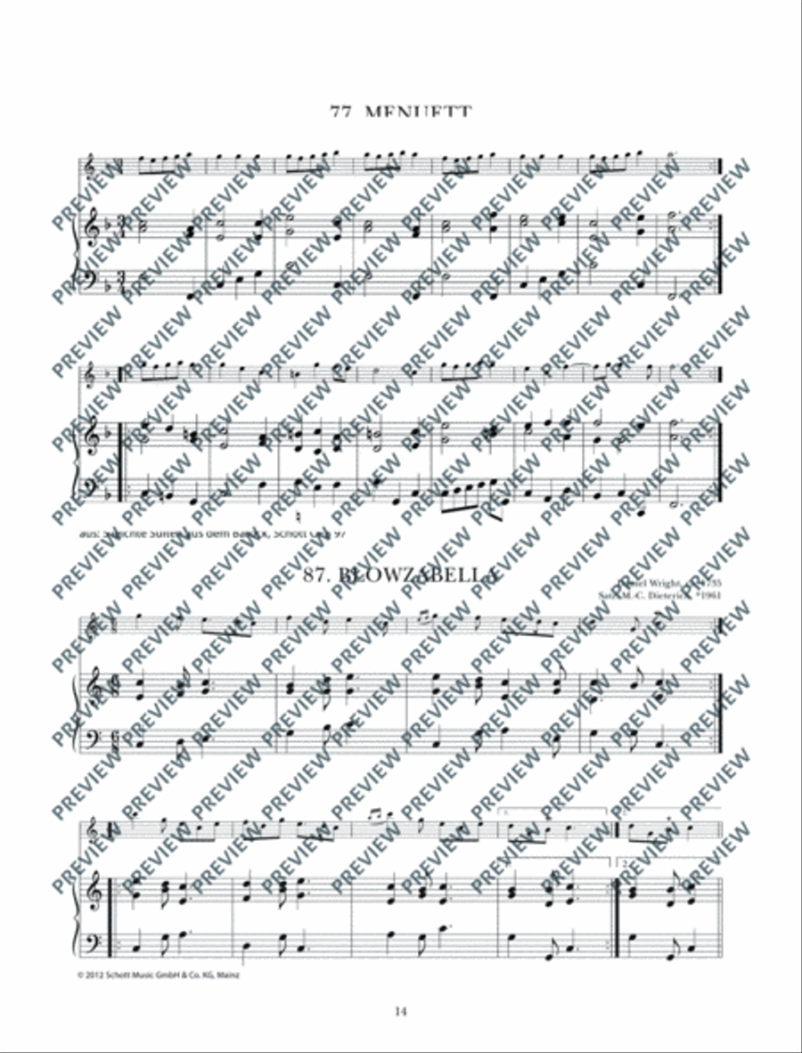 Altblockflötenschule Recorder scores gallery preview page 15