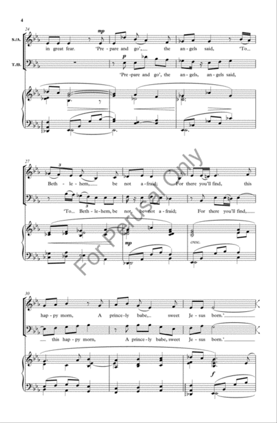 Wexford Carol 4-Part scores gallery preview page 4