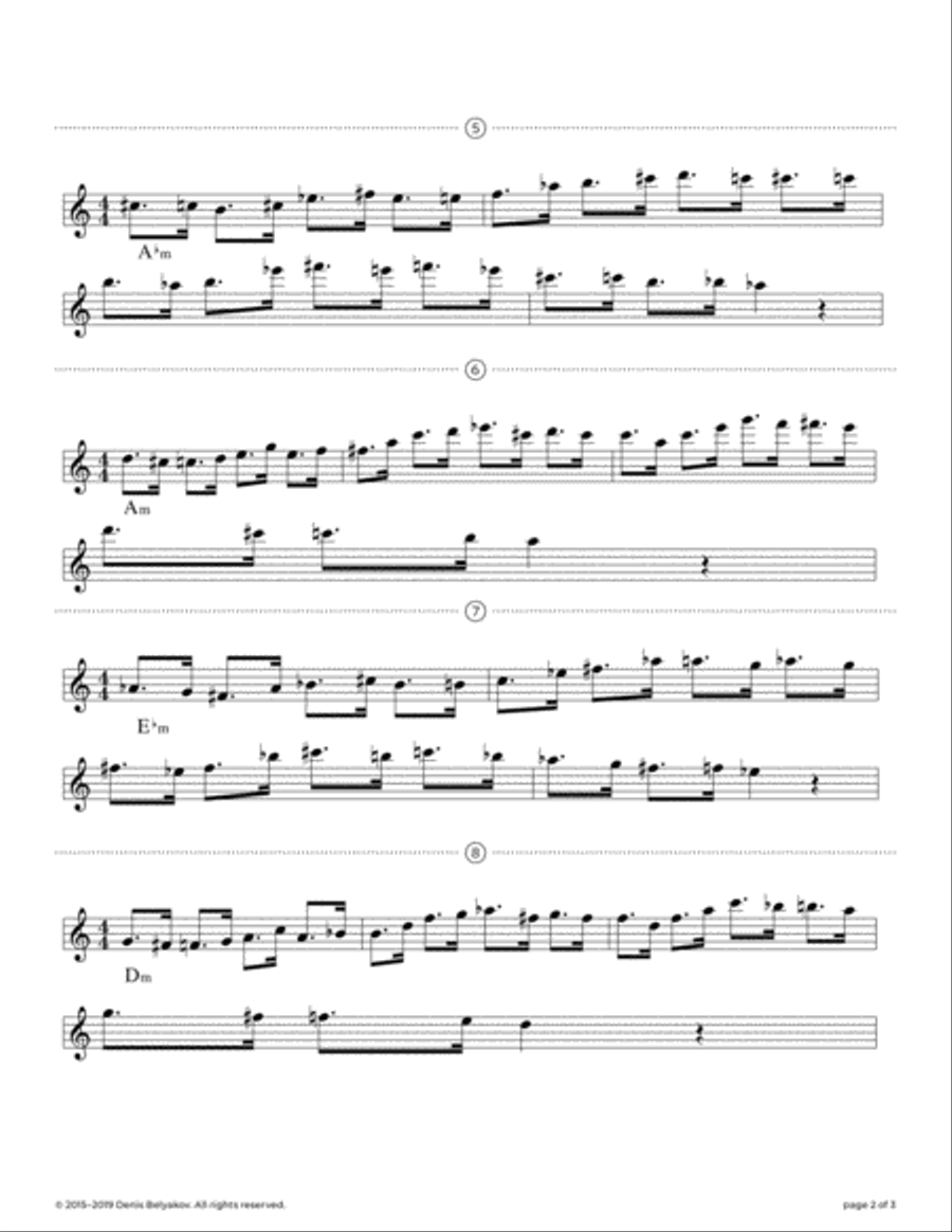 Jazz Lick #16 for Playing Fast Large Ensemble scores gallery preview page 2