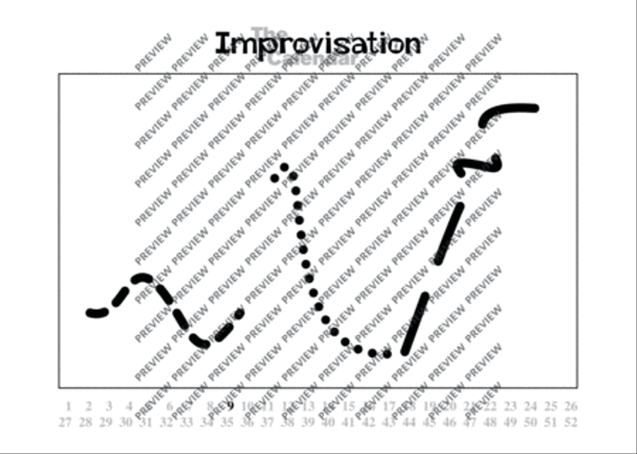 Improvisation Calendar Score scores gallery preview page 14