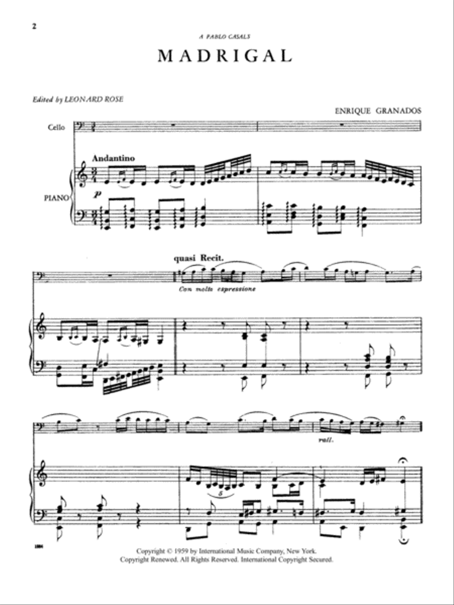 Madrigal In A Minor Choir scores gallery preview page 2