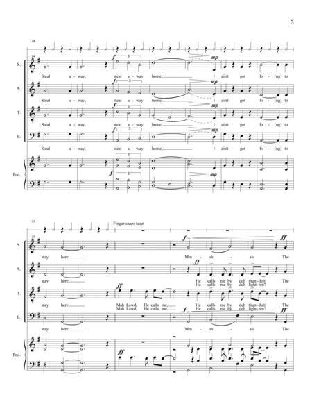 Steal Away (SATB) image number null