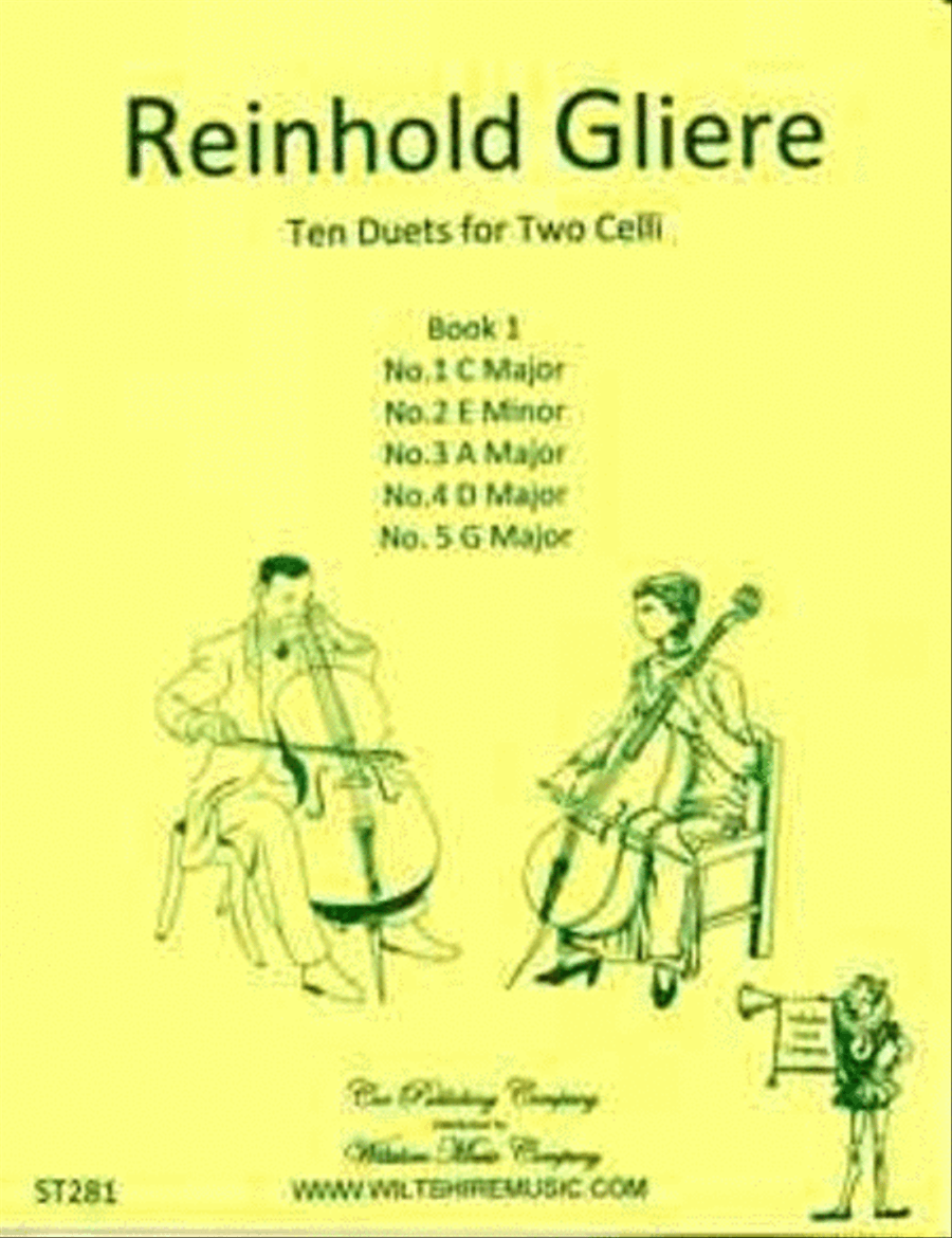 Ten Duets for Two Celli, Book 1 (#'s1-5) String Duet scores gallery preview page 1