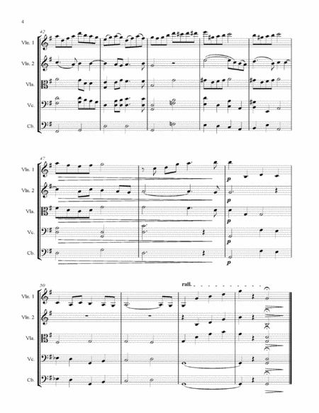 Panis Angelicus by Cesar Franck arranged for string quartet with optional bass, score & parts image number null