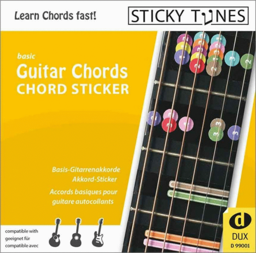 Sticky Tunes - Guitar Chords Easy Guitar scores gallery preview page 1