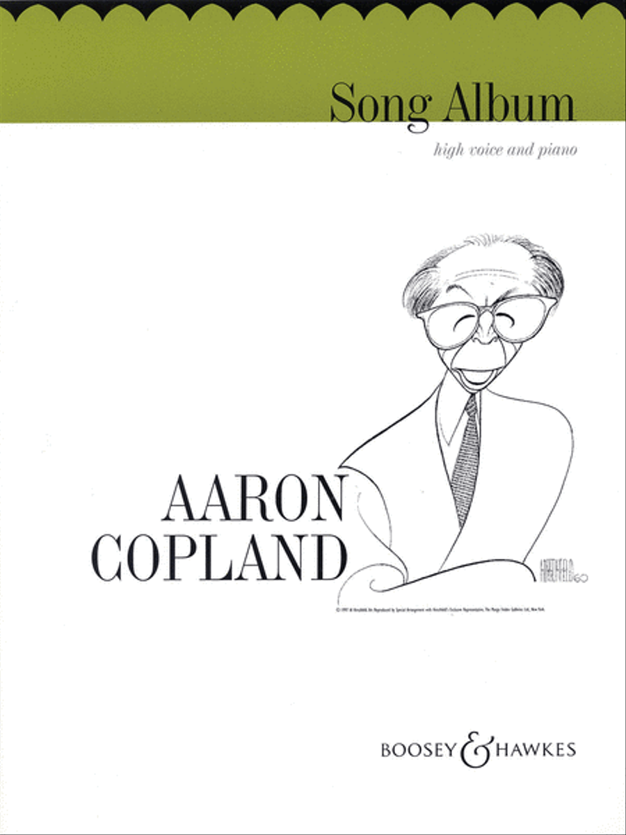 Aaron Copland – Song Album High Voice scores gallery preview page 1