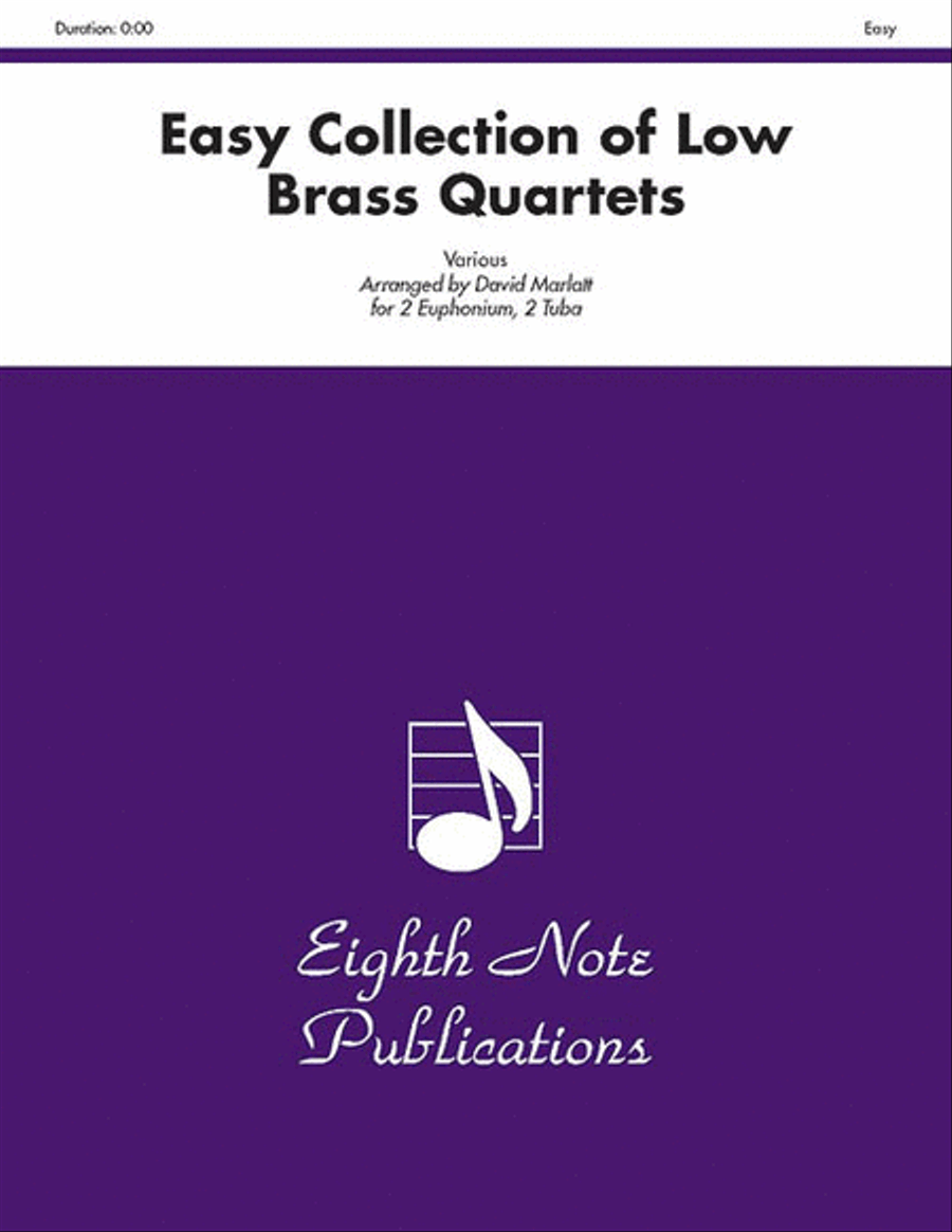 Easy Collection of Low Brass Quartets Brass Quartet scores gallery preview page 1