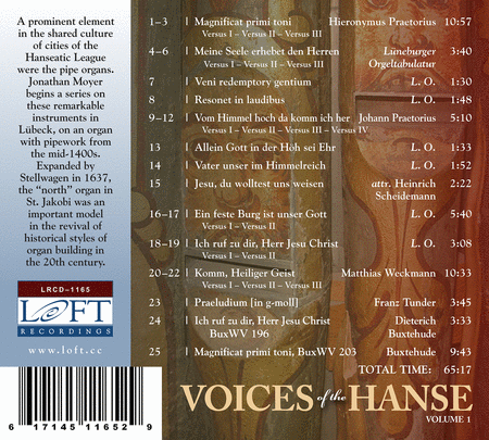 Jonathan William Moyer: Voices of the Hanse, Vol. 1