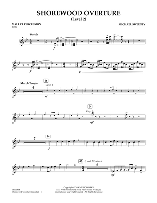 Shorewood Overture (for Multi-level Combined Bands) - Mallet Percussion (Level 2)