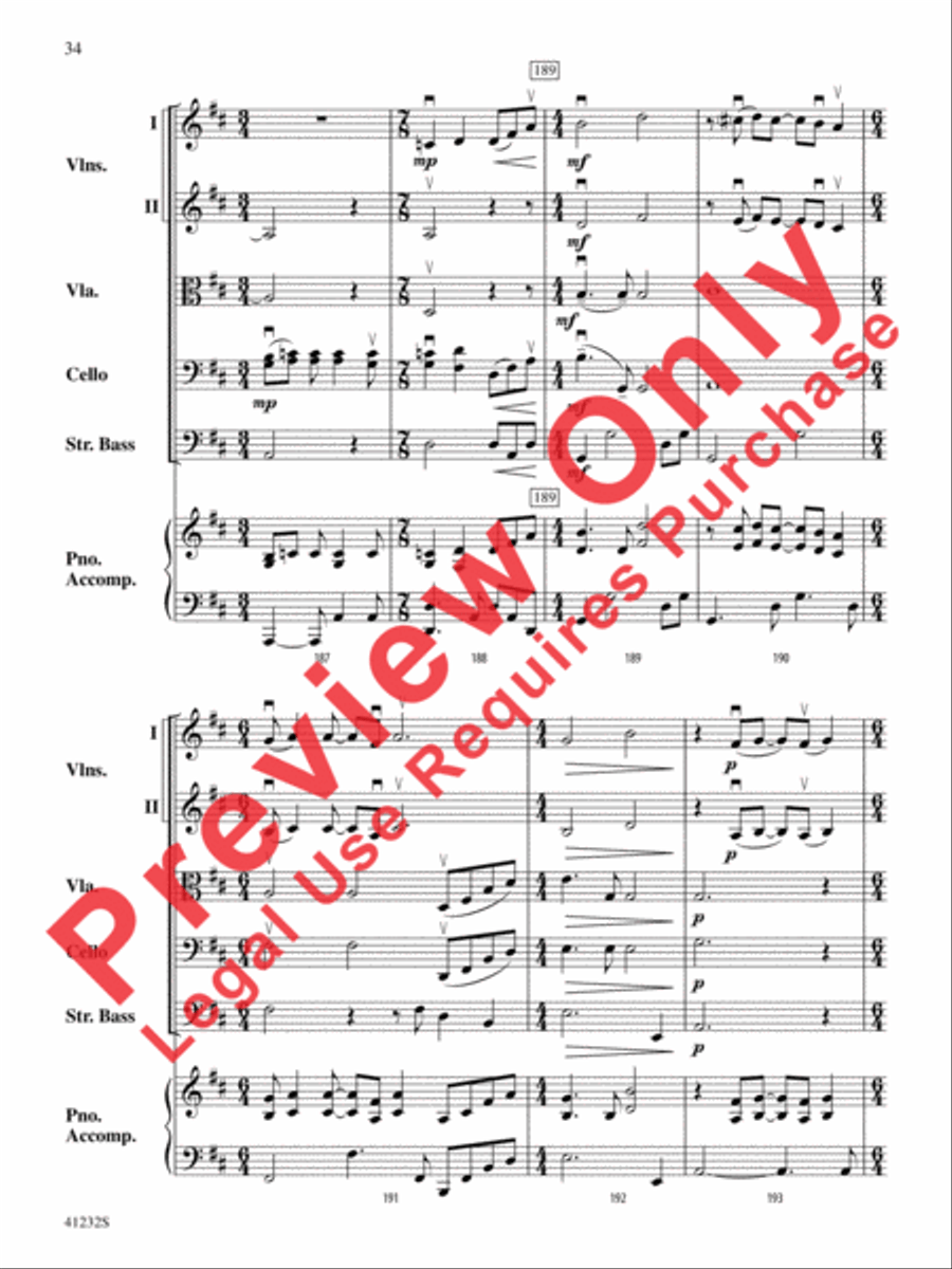 Pippin String Orchestra scores gallery preview page 35