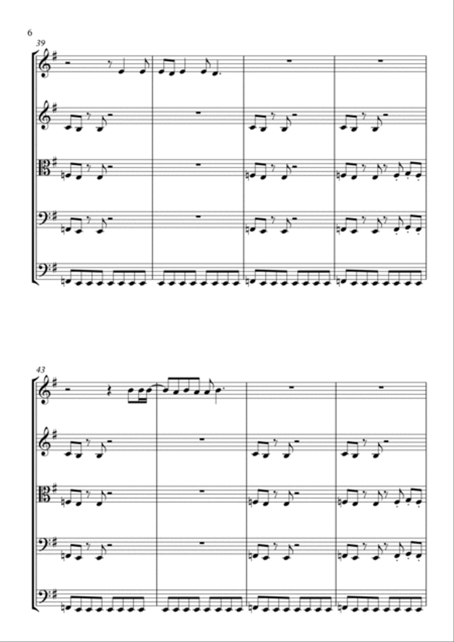 Symphony Of Destruction Symphony Of Destruction Cello scores gallery preview page 6