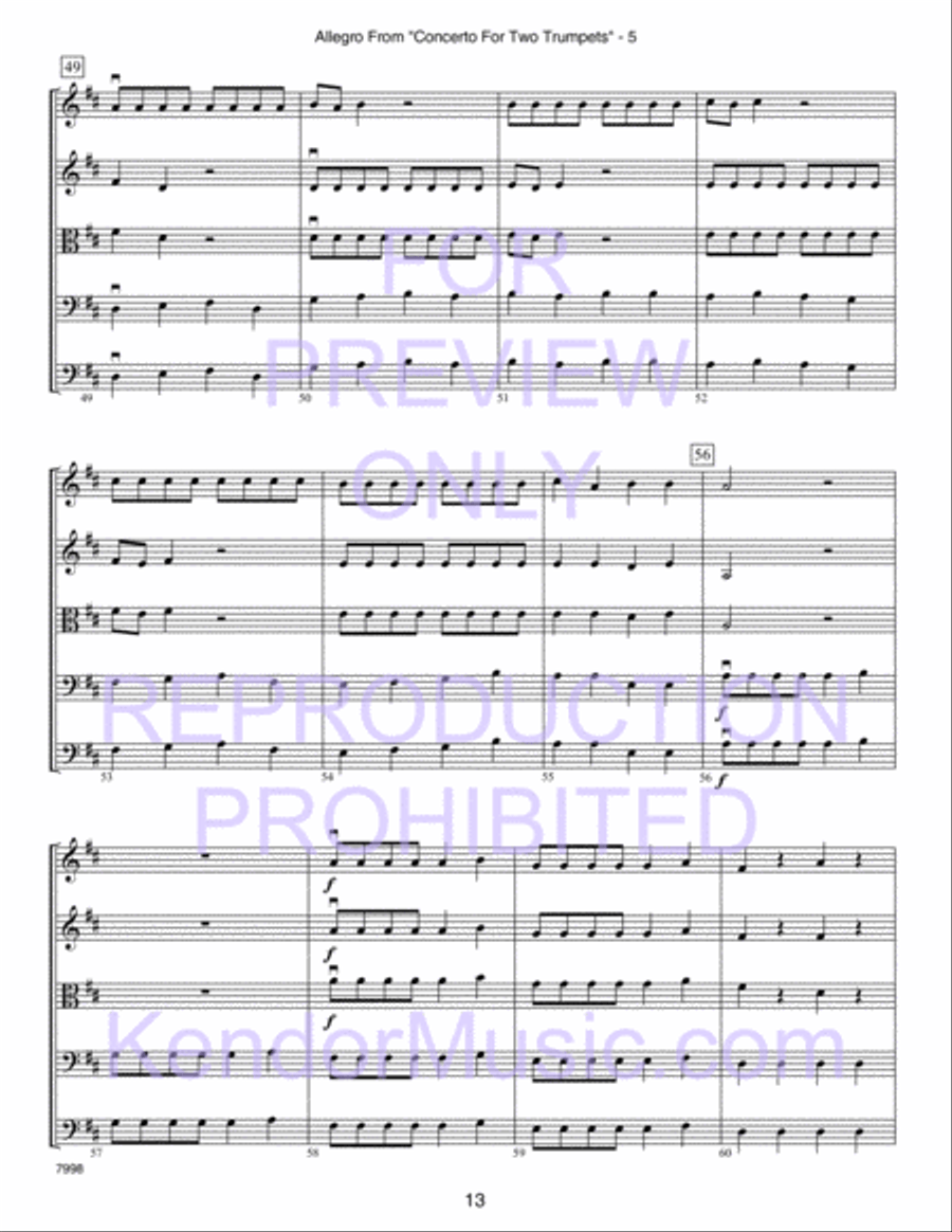 Kendor Concert Favorites, Volume 2 (Score) Score scores gallery preview page 18