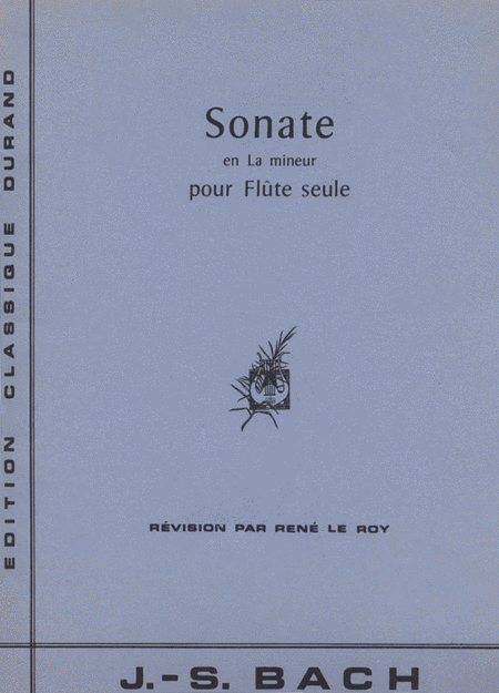 Sonata in A Minor, BWV1013