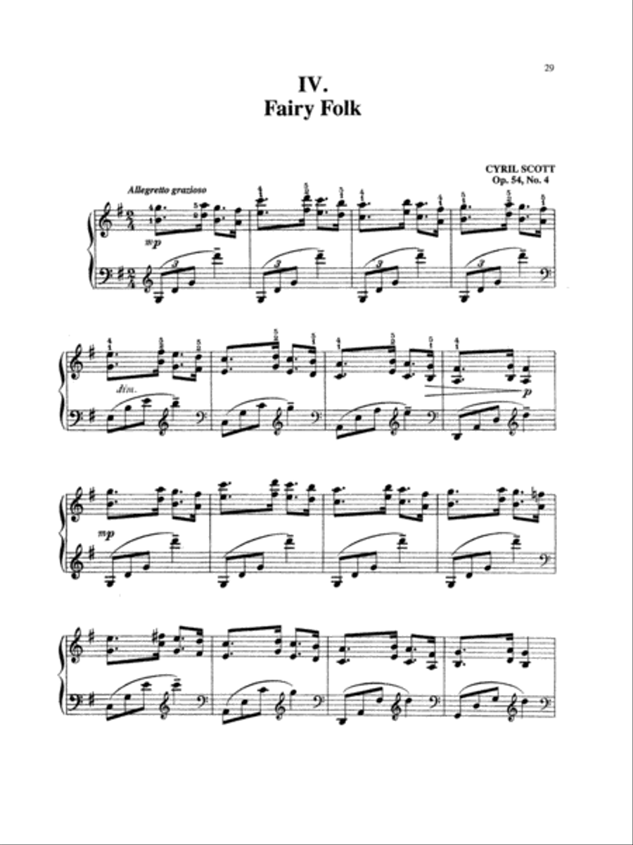 Scott: Selected Piano Works Piano Solo scores gallery preview page 1