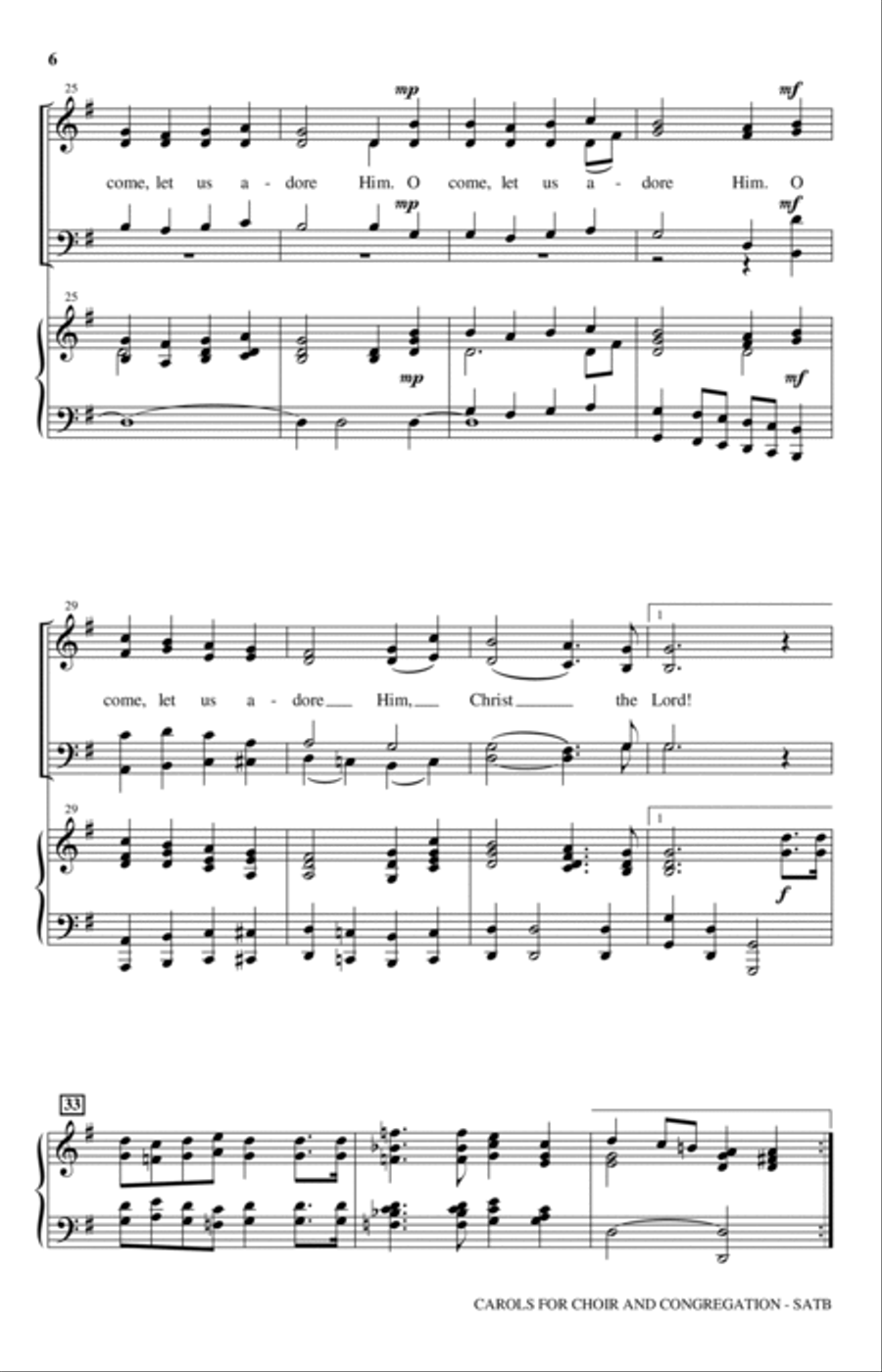 Carols For Choir And Congregation (Collection) 4-Part scores gallery preview page 3