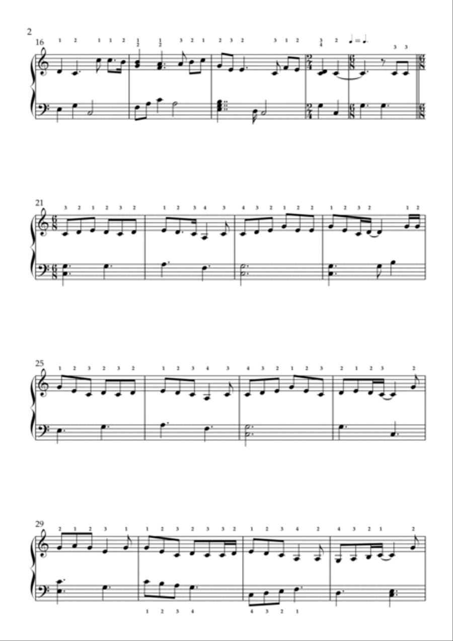 Fairytale Of New York Harp scores gallery preview page 3