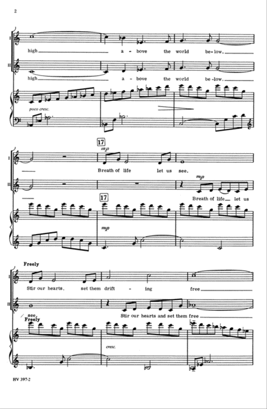 Summer Breeze A Cappella scores gallery preview page 3