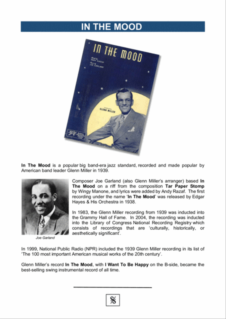 In The Mood SSA scores gallery preview page 2