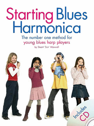 Book cover for Starting Blues Harmonica