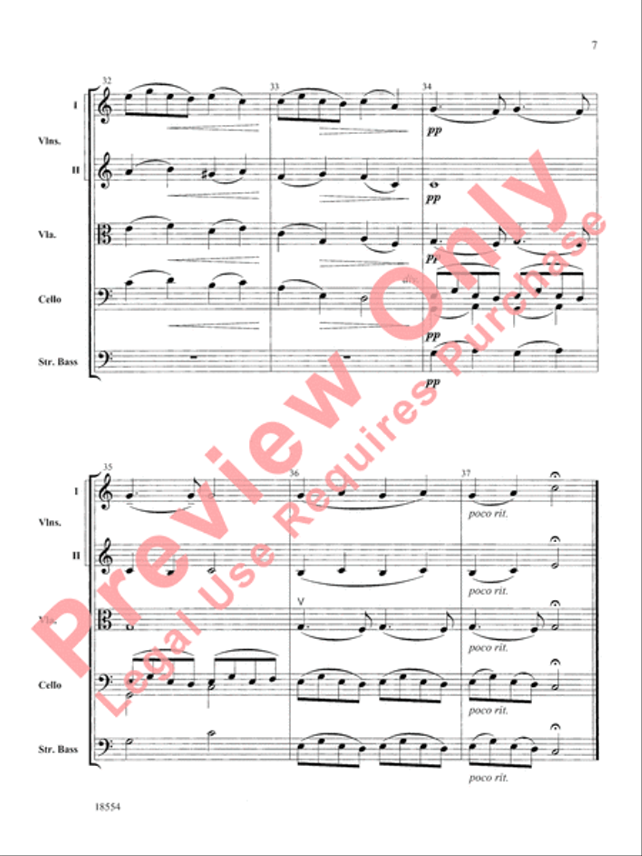 Pie Jesu Pie Jesu String Orchestra scores gallery preview page 8