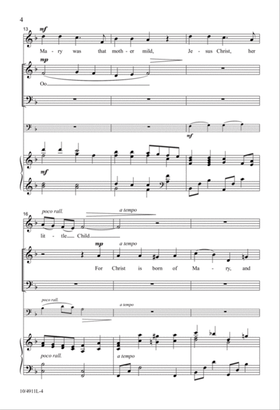 Once in Royal Bethlehem Once in Royal Bethlehem 4-Part scores gallery preview page 4