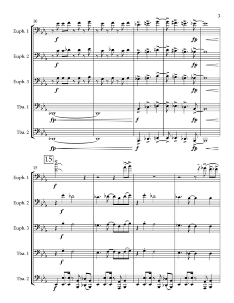Wii Aa Brass Ensemble scores gallery preview page 3
