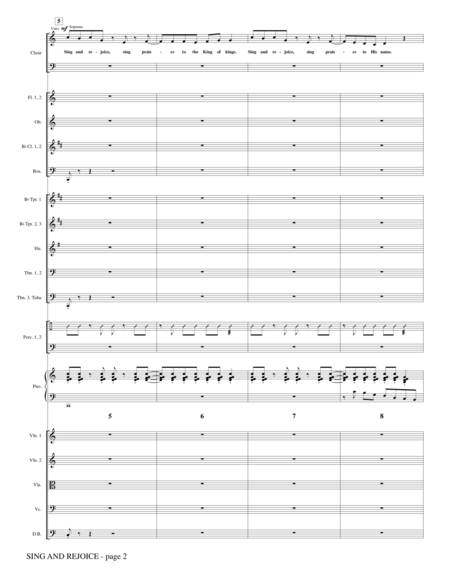 Sing and Rejoice - Full Score
