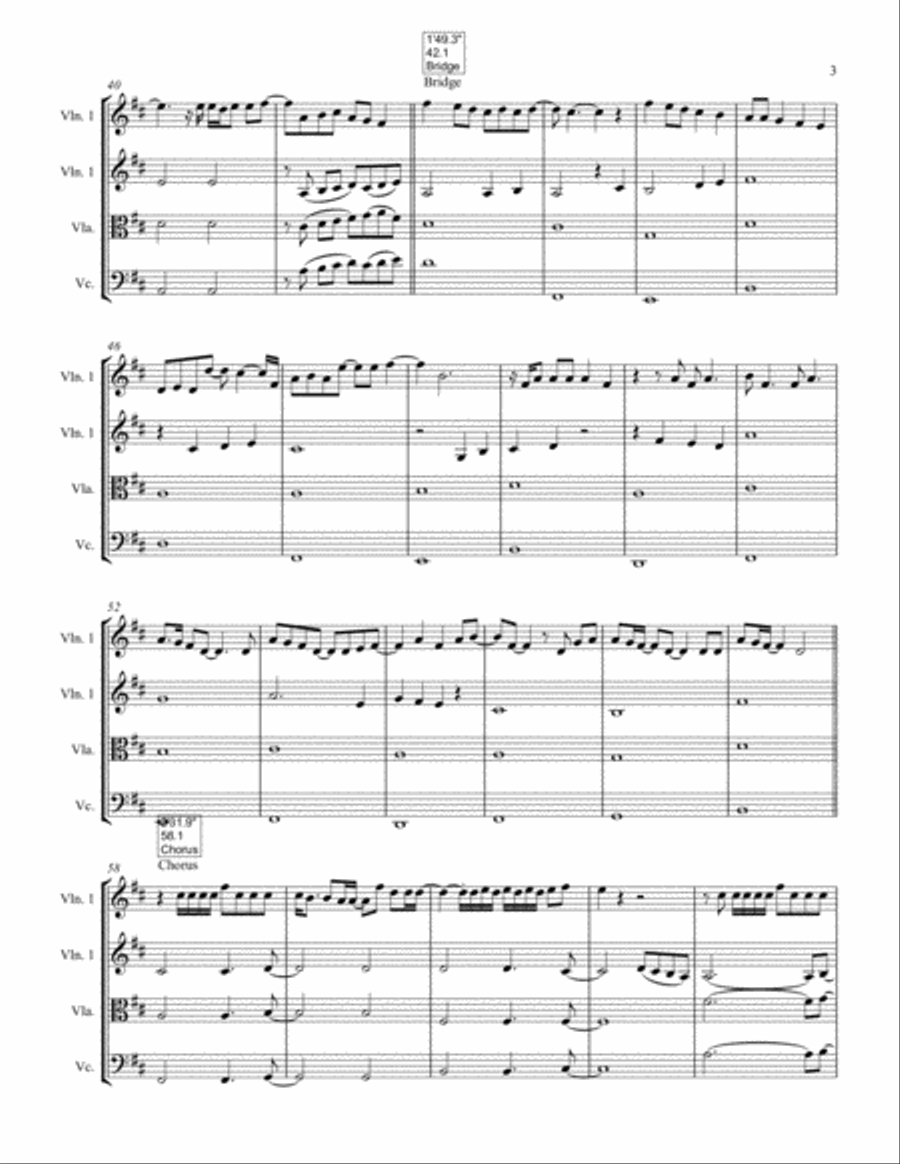 The Lakes String Quartet scores gallery preview page 3