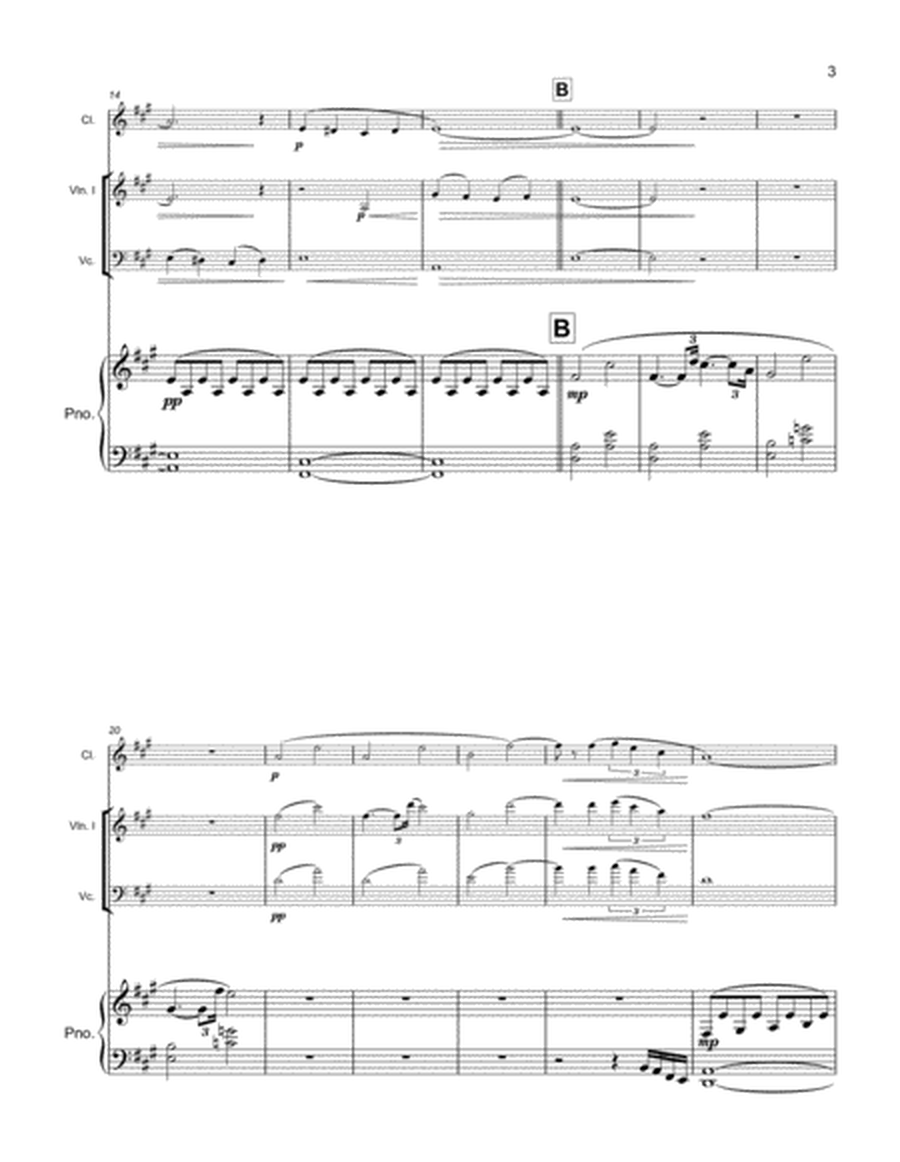 Minnesota Snow (Clarinet / Piano Trio image number null