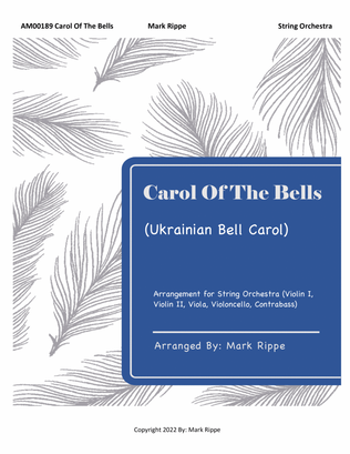 Carol Of The Bells (Ukrainian Bell Carol) AM00189