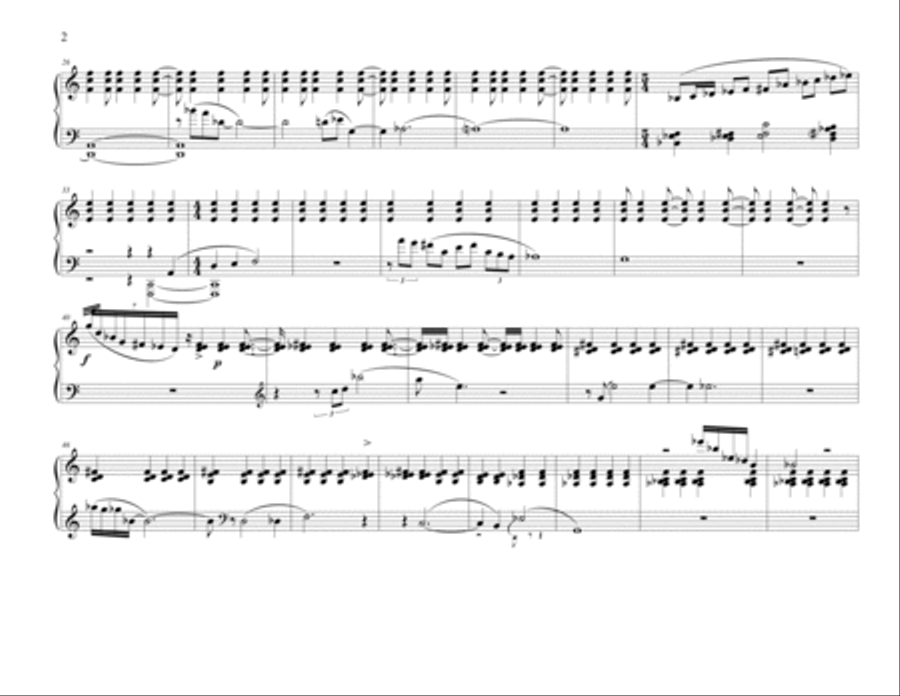 The Lamentation for Piano Piano Solo scores gallery preview page 2