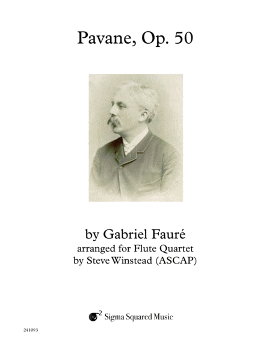 Pavane, Op. 50 for Flute Quartet or Choir Choir scores gallery preview page 1