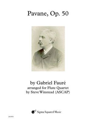 Book cover for Pavane, Op. 50 for Flute Quartet or Choir