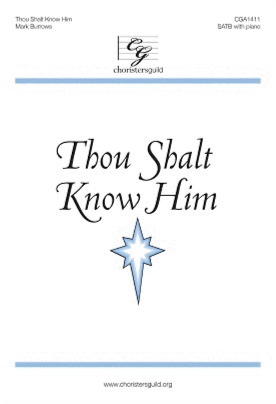 Thou Shalt Know Him Thou Shalt Know Him 3-Part scores gallery preview page 1