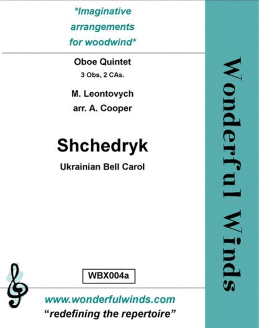 Shchedryk Oboe scores gallery preview page 1